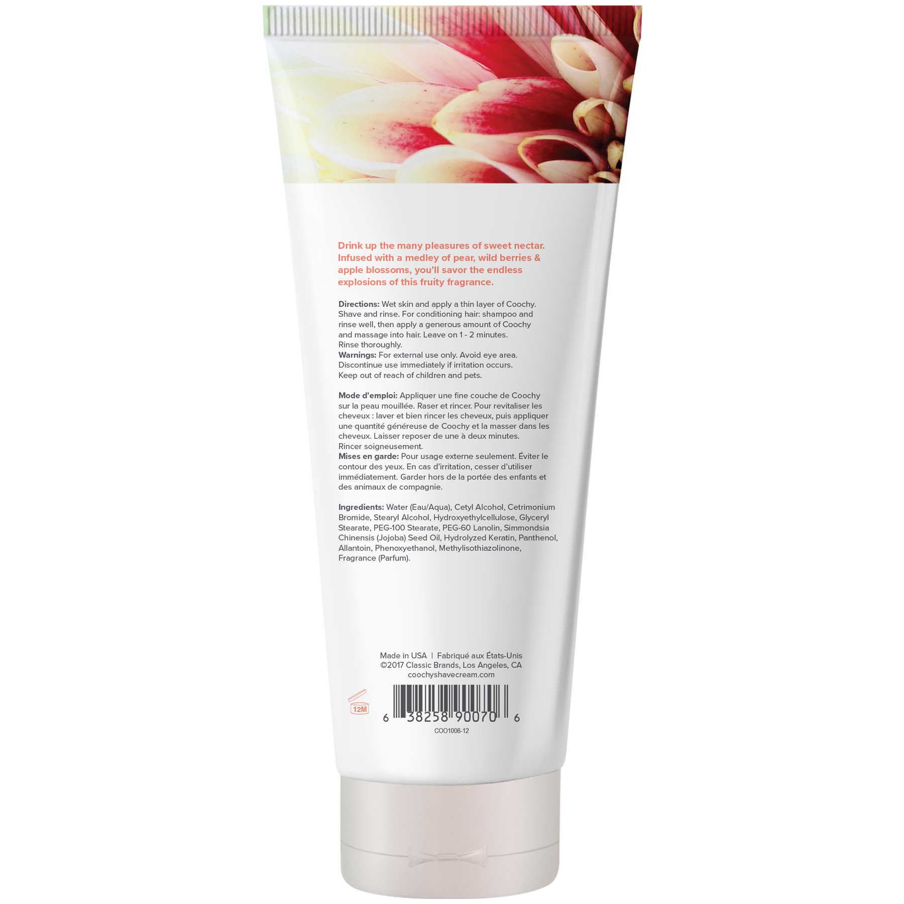 Shave Cream - Sweet Nectar 12.5oz | 370mL - Sheets Optional
