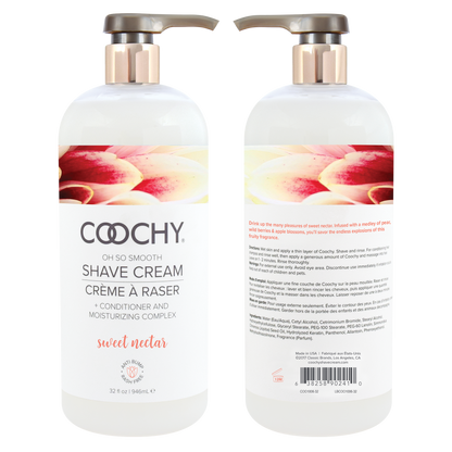 Shave Cream - Sweet Nectar 32oz | 946mL - Sheets Optional