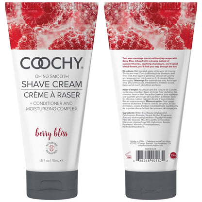 Oh So Smooth Shave Cream Berry Bliss .5oz | 15mL - Sheets Optional