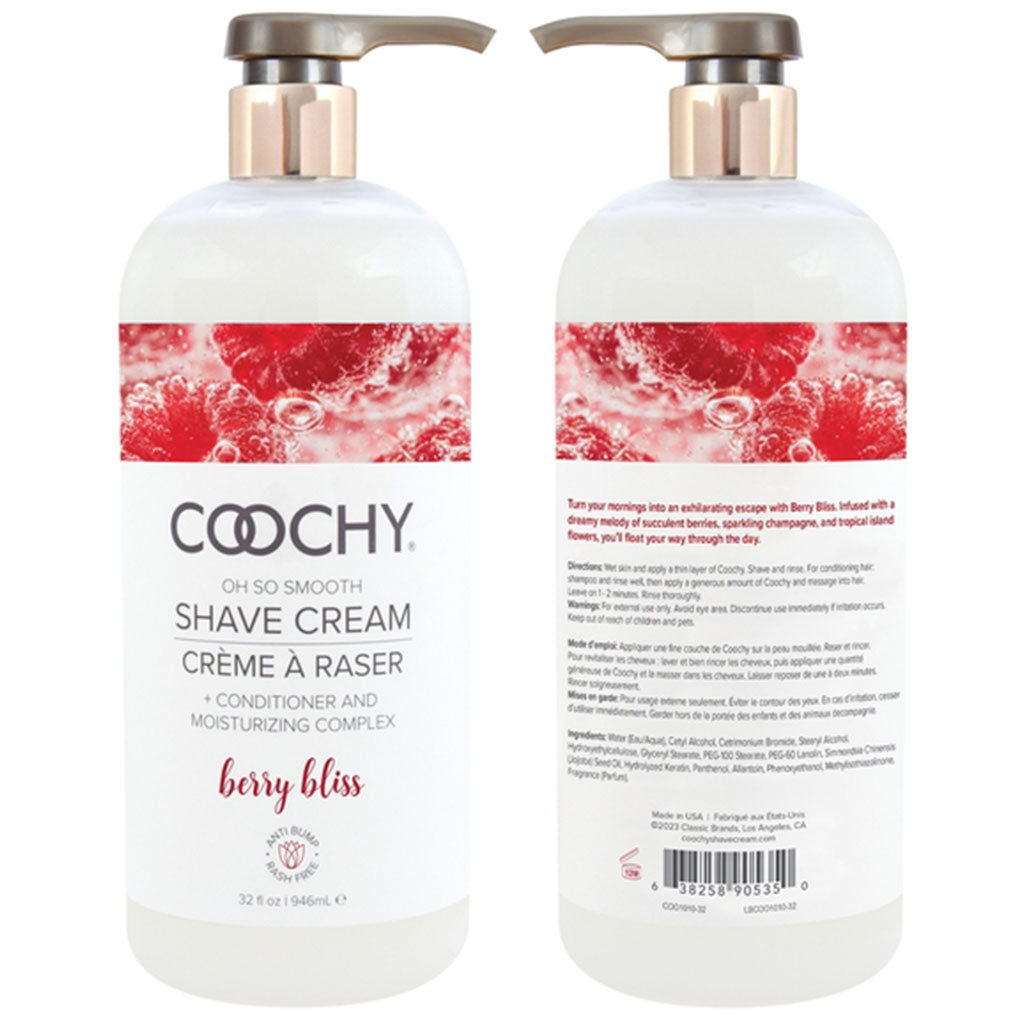 Oh So Smooth Shave Cream Berry Bliss 32oz | 946mL - Sheets Optional