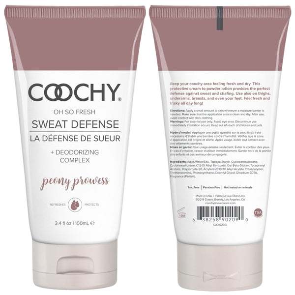 Oh So Fresh Sweat Defense - Peony Prowess 3.4oz | 100mL - Sheets Optional
