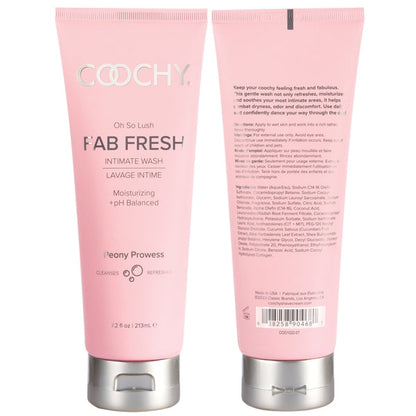 Oh So Lush Fab Fresh Intimate Wash - Peony Prowess 7.2oz | 213mL - Sheets Optional