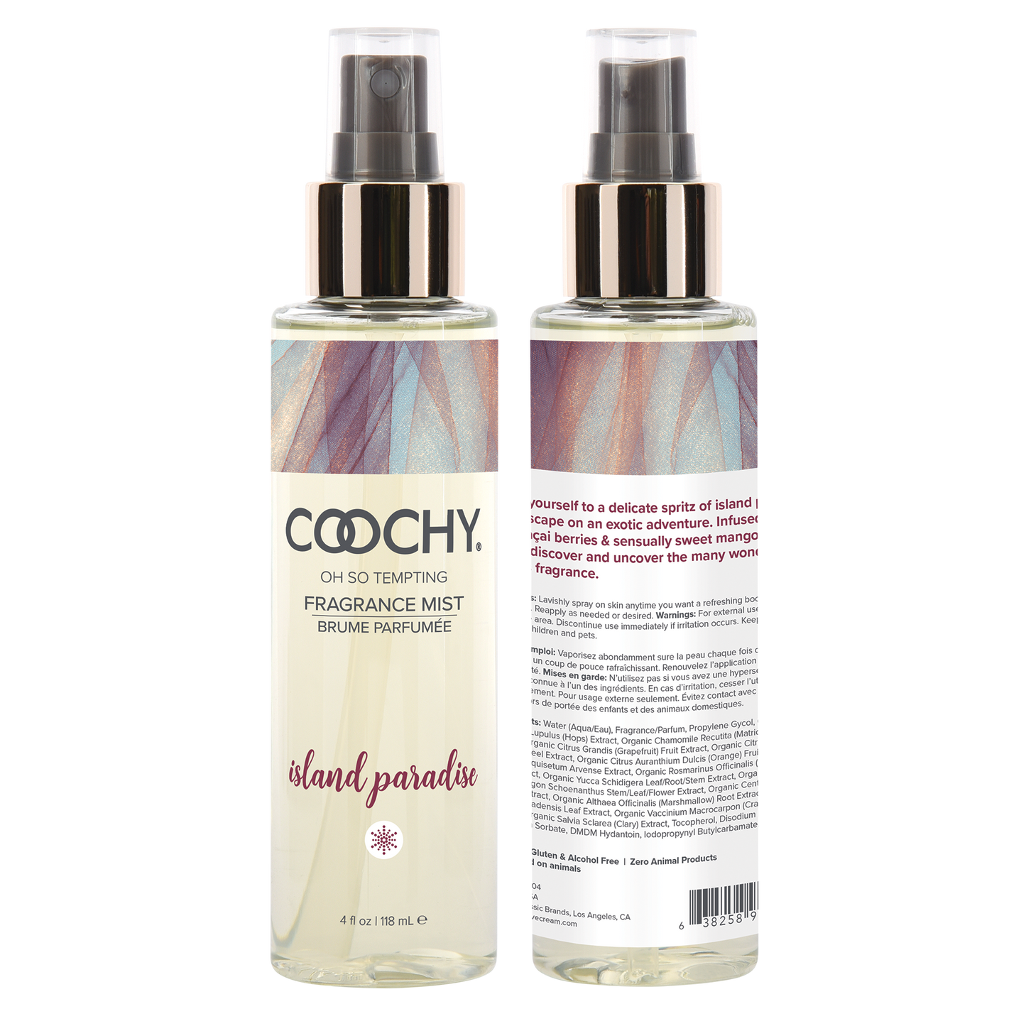 Oh So Tempting Fragrance Mist Island Paradise 4oz | 118mL - Sheets Optional