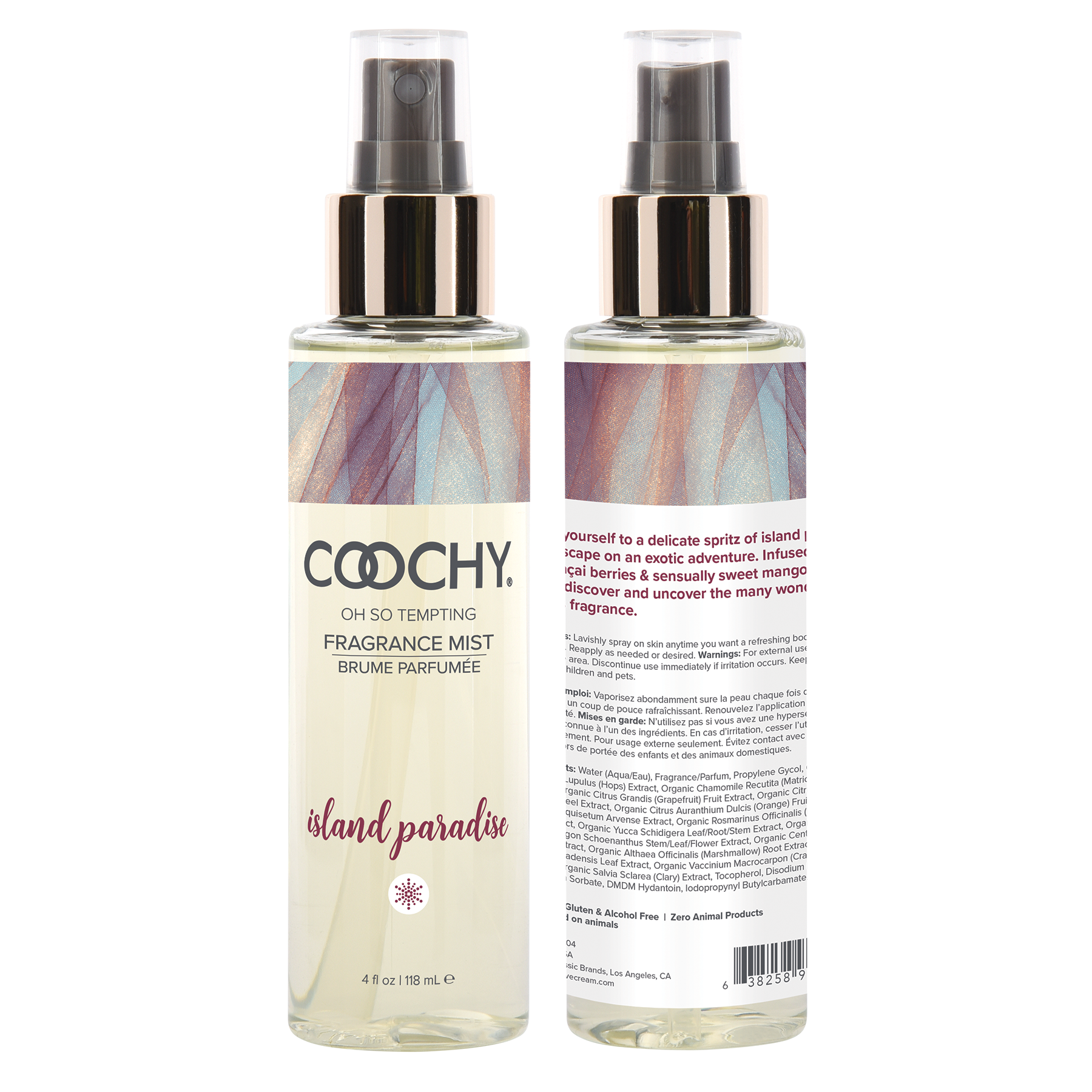 Oh So Tempting Fragrance Mist Island Paradise 4oz | 118mL - Sheets Optional