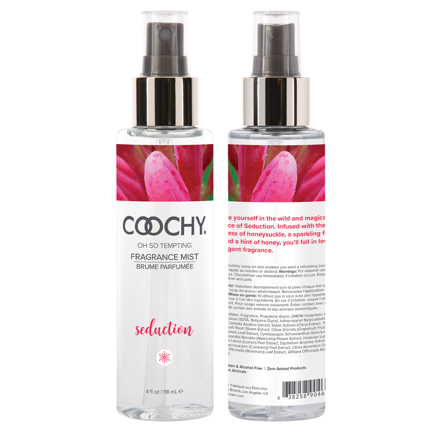 Oh So Tempting Fragrance Mist - Seduction 4oz | 118mL - Sheets Optional