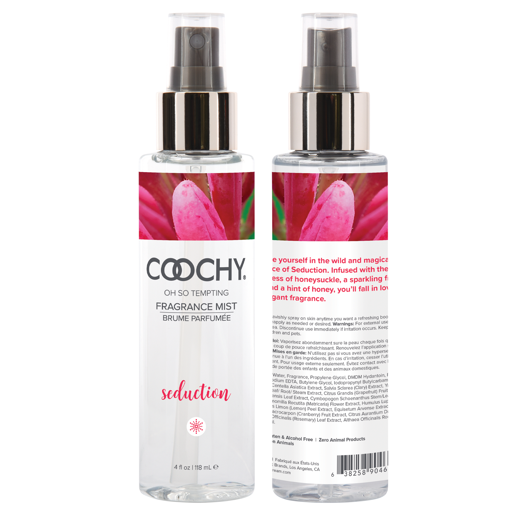 Oh So Tempting Fragrance Mist - Seduction 4oz | 118mL - Sheets Optional
