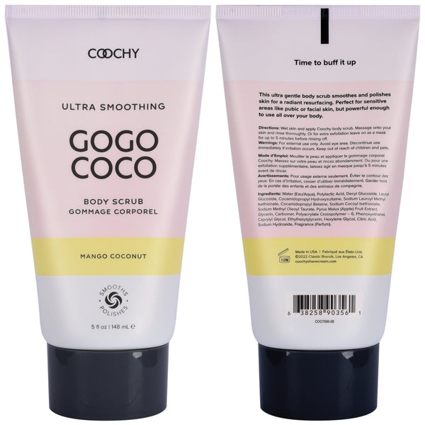 Ultra Smoothing Body Scrub Mango Coconut 5oz | 148mL - Sheets Optional