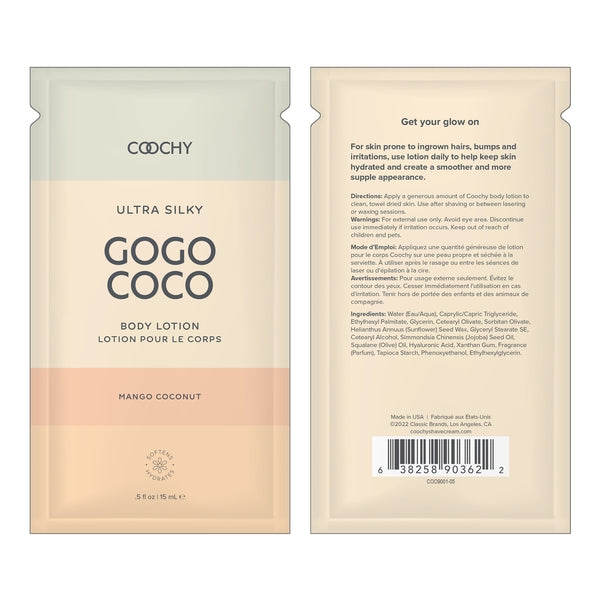 Ultra Silky Body Lotion Mango Coconut .35oz | 10mL - Sheets Optional