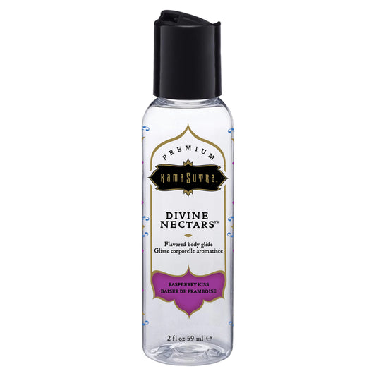 Divine Nectars Flavored Body Glide Raspberry Kiss 2 fl oz - Sheets Optional