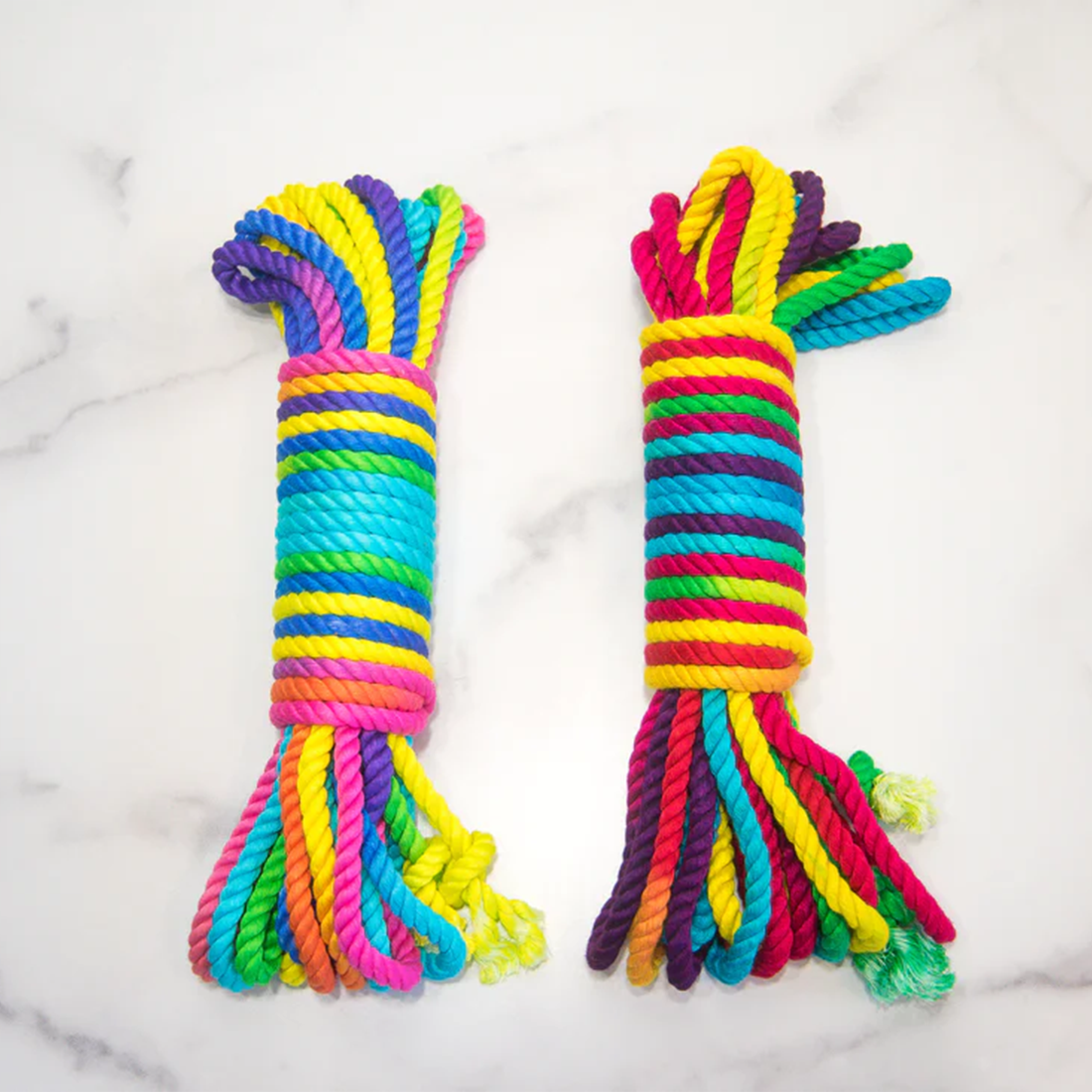 Funfetti Rainbow Bondage Rope - Sheets Optional