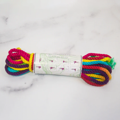 Funfetti Rainbow Bondage Rope - Sheets Optional