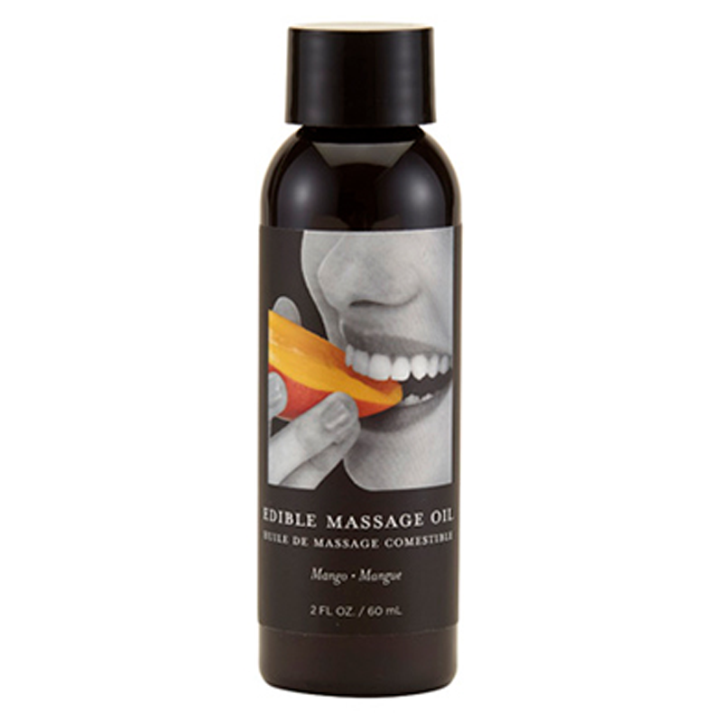Edible Massage Oil Mango 2 fl oz / 60 ml - Sheets Optional