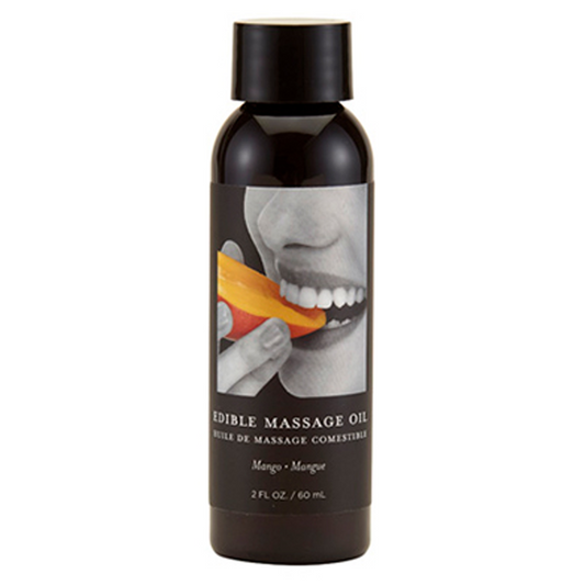 Edible Massage Oil Mango 2 fl oz / 60 ml - Sheets Optional