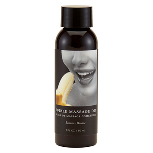 Edible Massage Oil Banana 2 fl oz / 60 ml - Sheets Optional