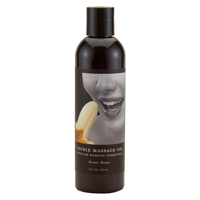 Edible Massage Oil Banana 8 fl oz / 237 ml - Sheets Optional