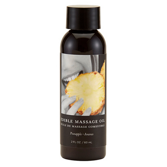 Edible Massage Oil Pineapple 2 fl oz / 60 ml - Sheets Optional