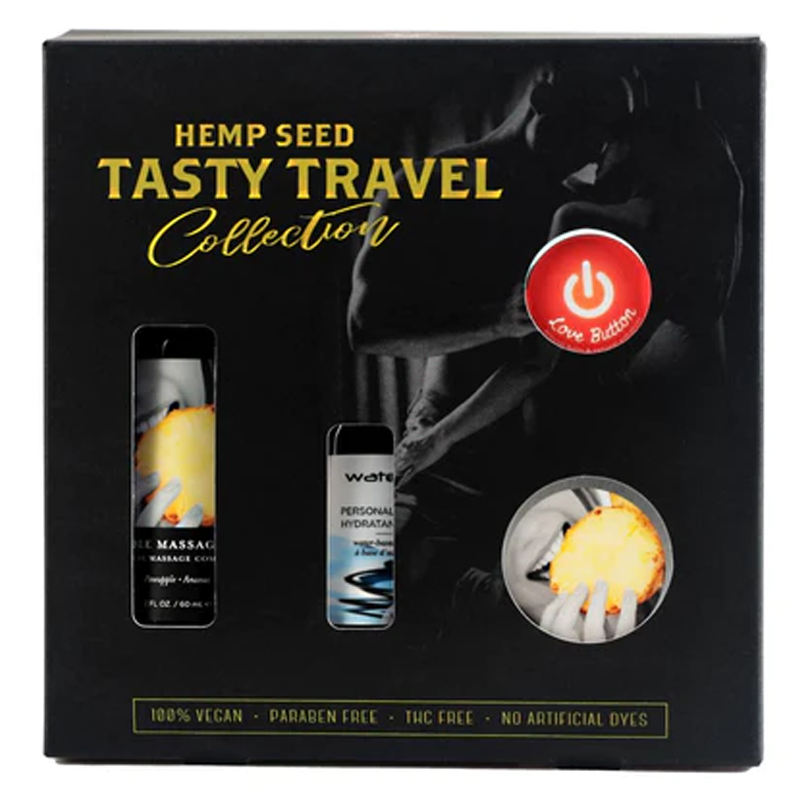 Tasty Travel Gift Set (2 oz, Pineapple Scent) - Sheets Optional
