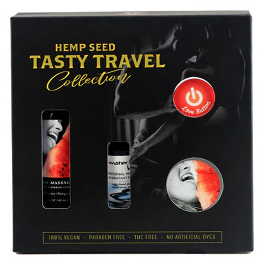 Tasty Travel Gift Set (2 oz, Watermelon Scent) - Sheets Optional