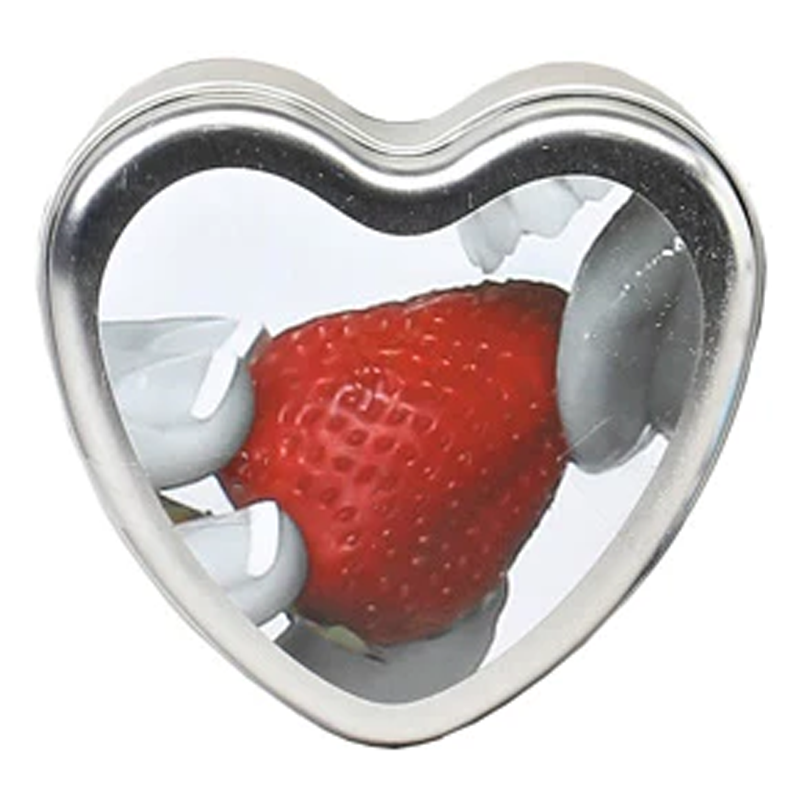 Edible Massage Candle Strawberry 4 oz / 113 g - Sheets Optional