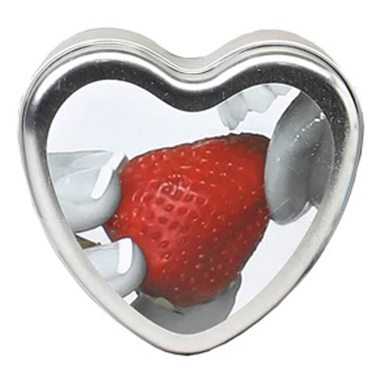 Edible Massage Candle Strawberry 4 oz / 113 g - Sheets Optional