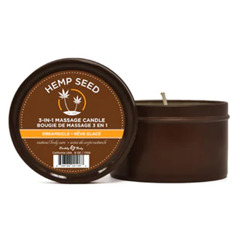3-in-1 Massage Candle Dreamsicle 6 oz / 170 g - Sheets Optional