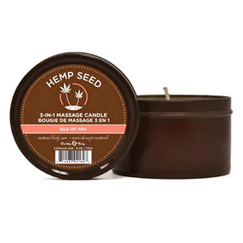 3-in-1 Massage Candle Isle of You 6 oz / 170 g - Sheets Optional