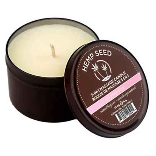 3-in-1 Massage Candle Zen Berry Rose 6 oz / 170 g - Sheets Optional