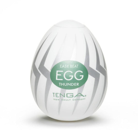 Tenga Egg Thunder Male Masturbator - Sheets Optional