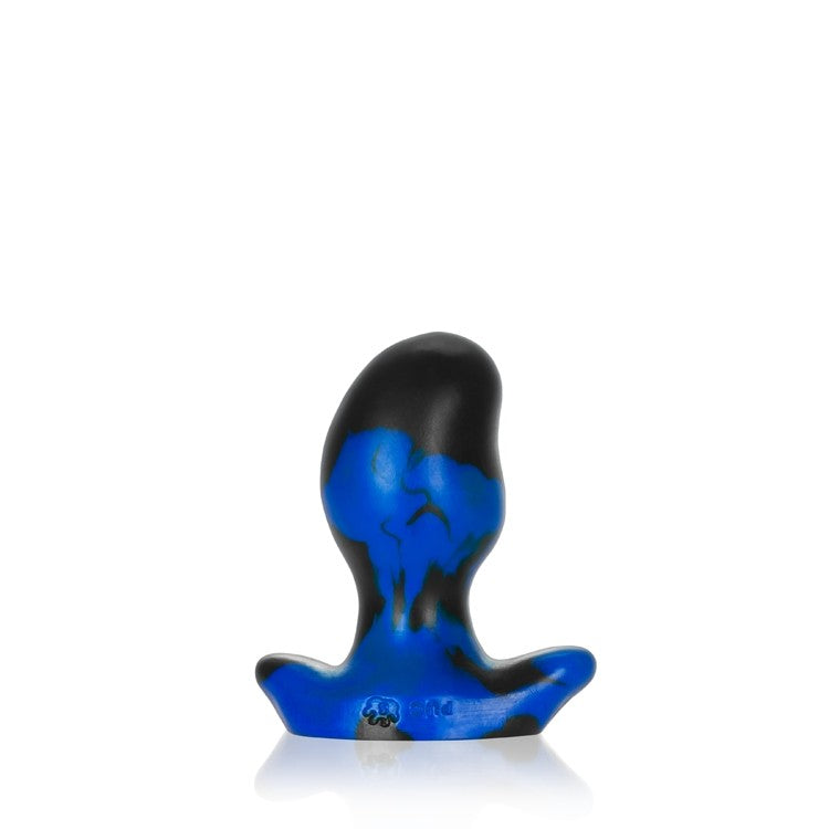 ERGO, buttplug - BLACK POLICE BLUE SWIRL - SMALL - Sheets Optional