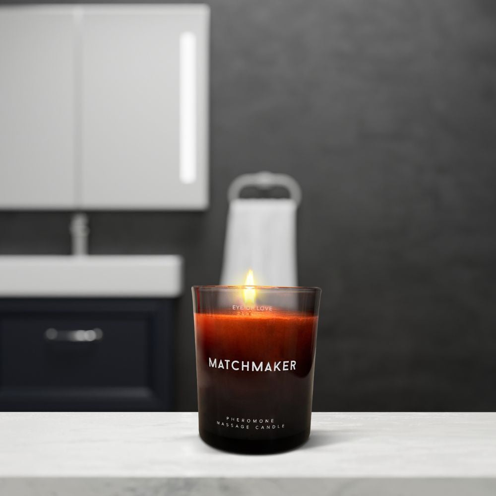 Matchmaker Black Diamond Massage Candle - Attract Her 150ml / 5.0 fl oz - Sheets Optional
