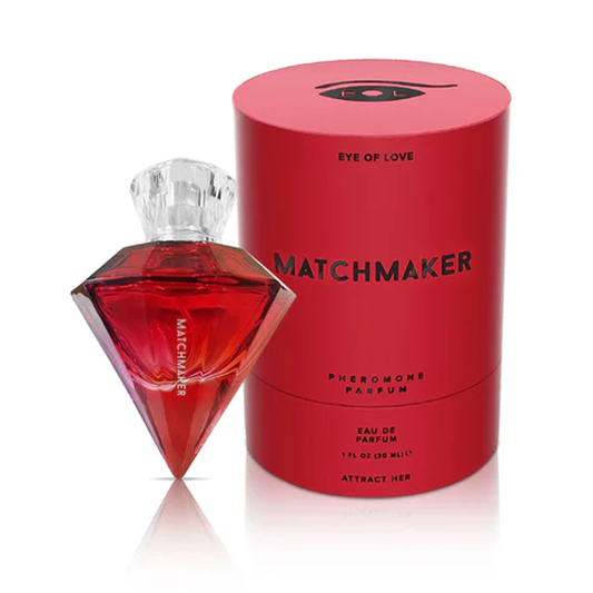Matchmaker Red Diamond LGBTQ Pheromone Parfum - Attract Her - 30ml / 1.0 fl oz - Sheets Optional
