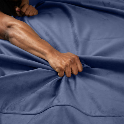 Fascinator Throw Royal Blue Microvelvet - Mini - Sheets Optional