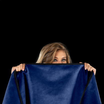 Fascinator Throw Royal Blue Microvelvet - Mini - Sheets Optional