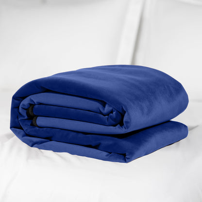 Fascinator Throw Royal Blue Microvelvet - Regular Size - Sheets Optional