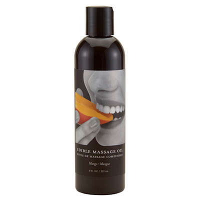 Edible Massage Oil Mango 8 fl oz / 237 ml - Sheets Optional