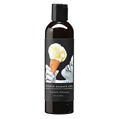 Edible Massage Oil Vanilla 8 fl oz / 237 ml - Sheets Optional