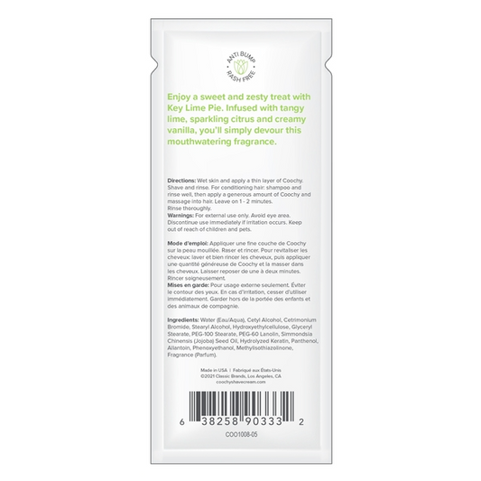 Oh So Smooth Shave CreamKey Lime Pie .5oz | 15mL - Sheets Optional