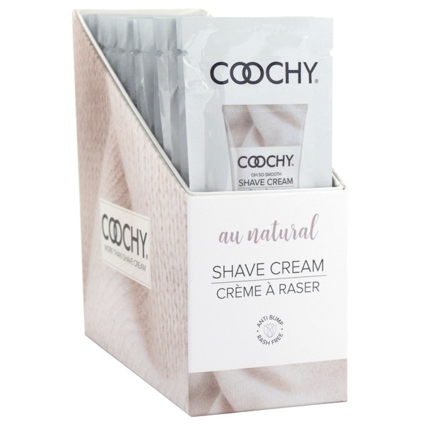 Shave Cream - Au Natural 24pc | 15ml - Foil - DISPLAY - Sheets Optional