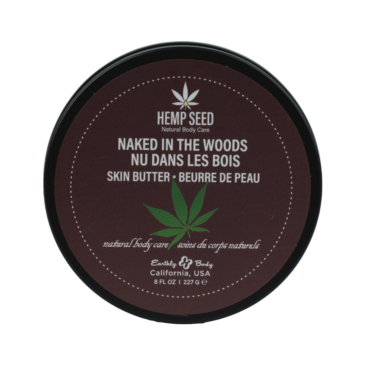Hemp Seed Skin Butter Naked in the Woods 8 oz / 227 g - Sheets Optional