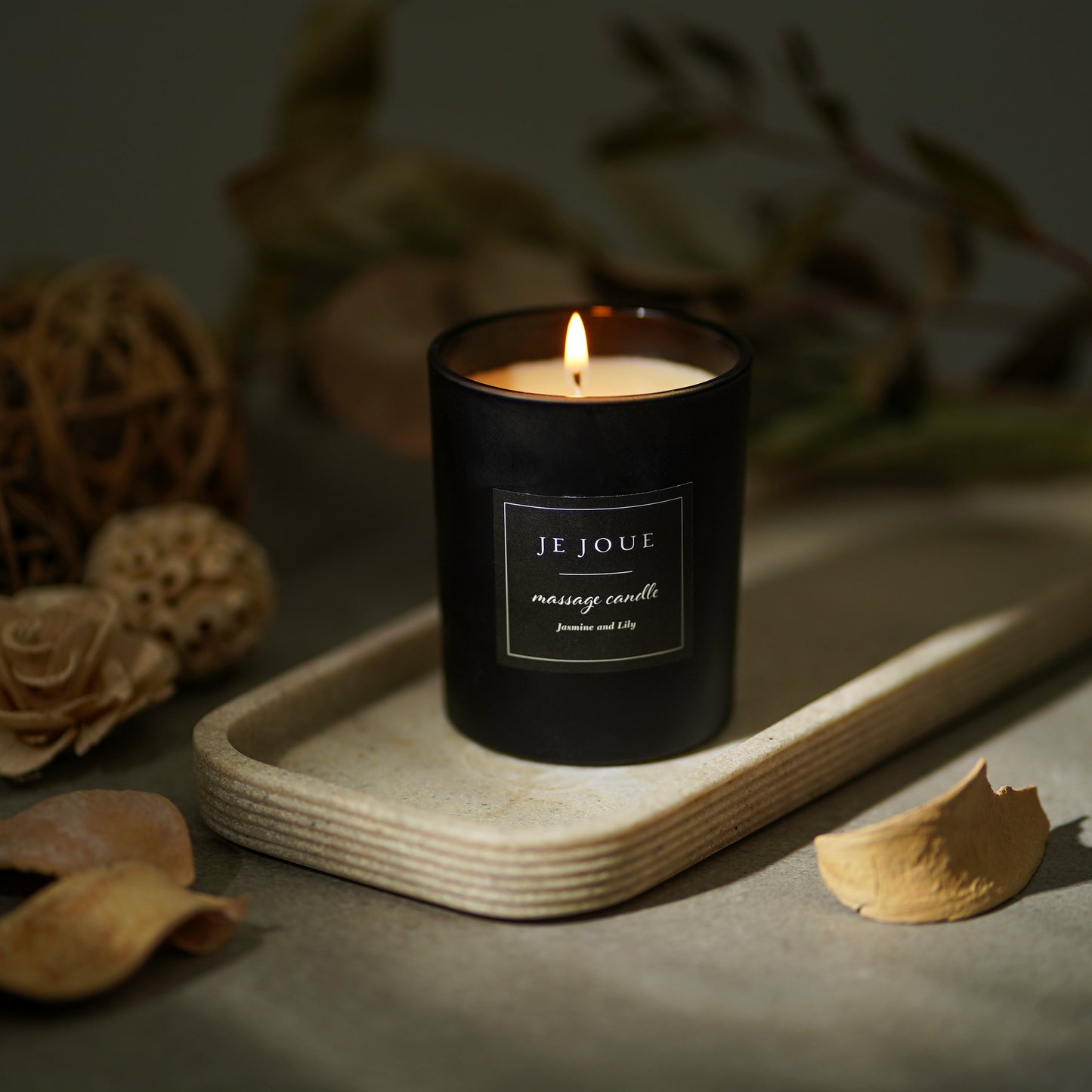 Luxury Massage Candle - Jasmine & Lily - Sheets Optional