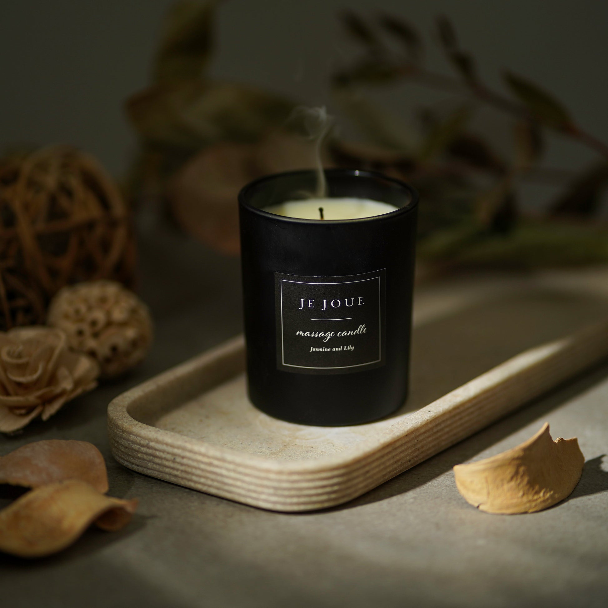 Luxury Massage Candle - Jasmine & Lily - Sheets Optional