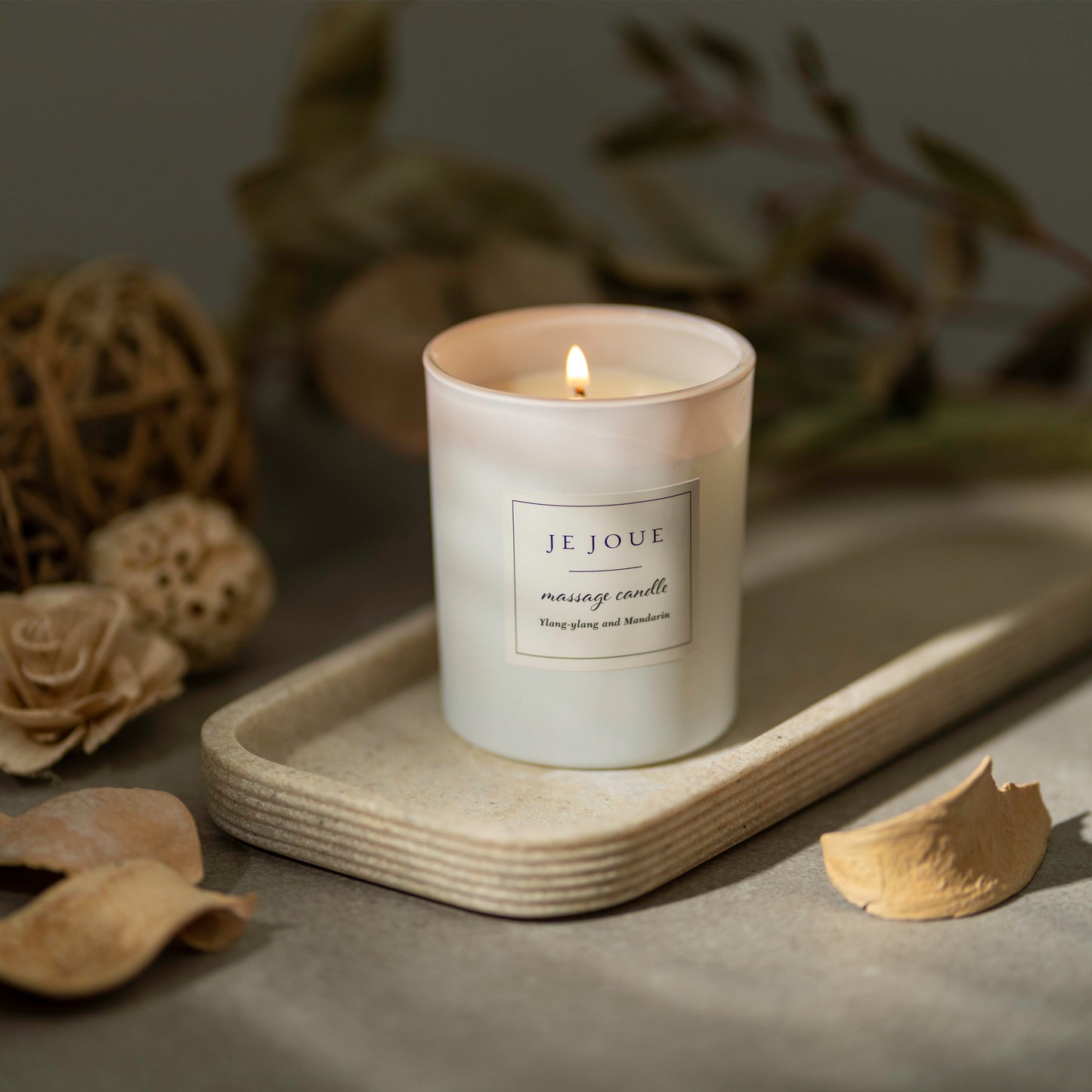 Luxury Massage Candle - Ylang Ylang & Mandarin - Sheets Optional