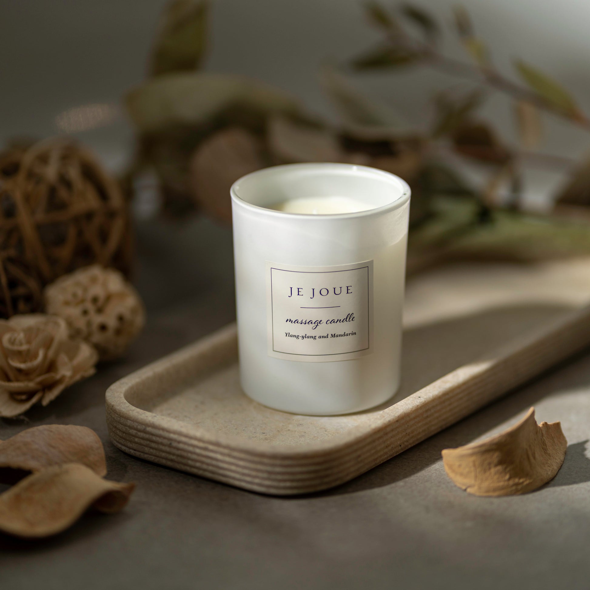 Luxury Massage Candle - Ylang Ylang & Mandarin - Sheets Optional