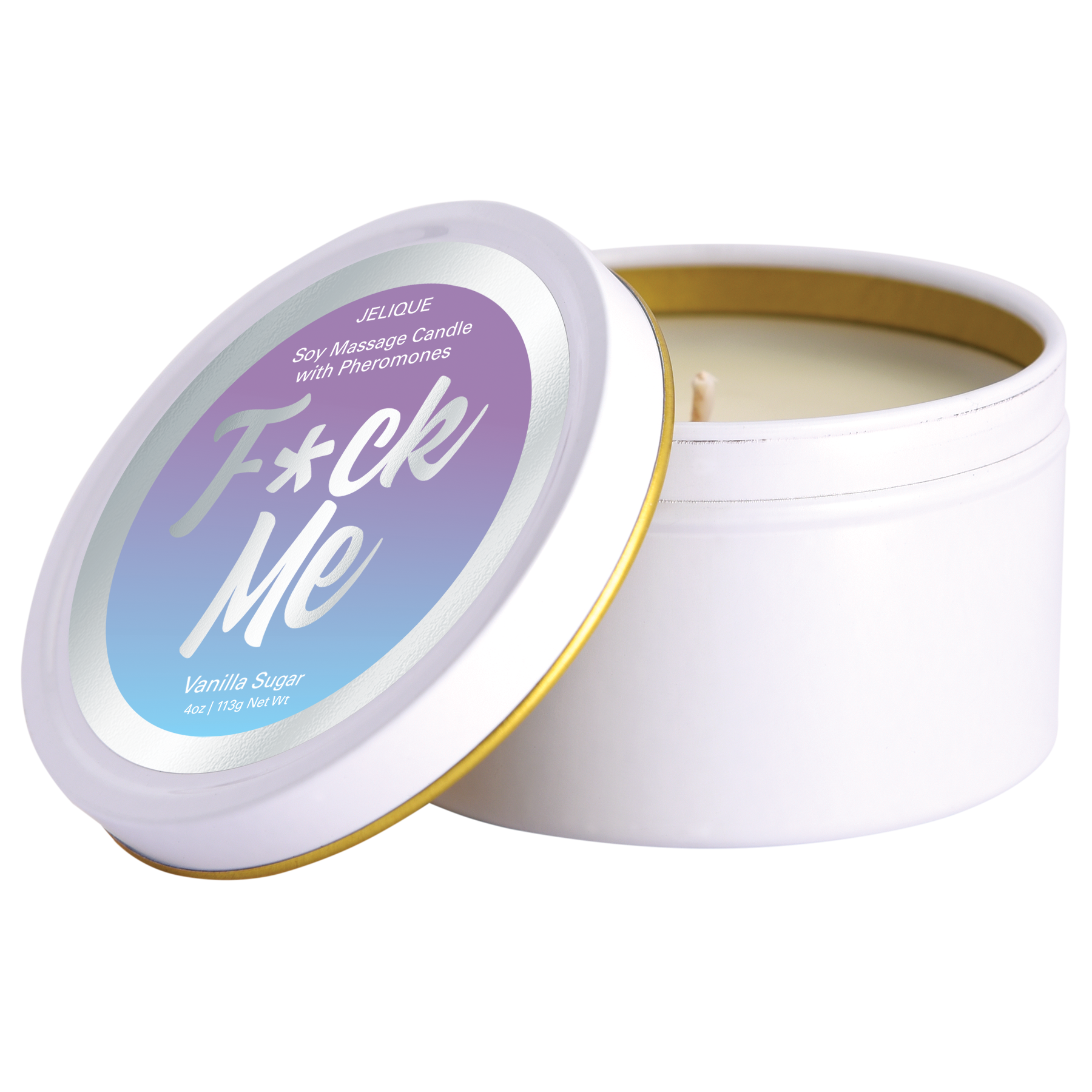 MOOD CANDLES Pheromone Soy Massage Candles Vanilla Sugar 4oz | 113g - Sheets Optional