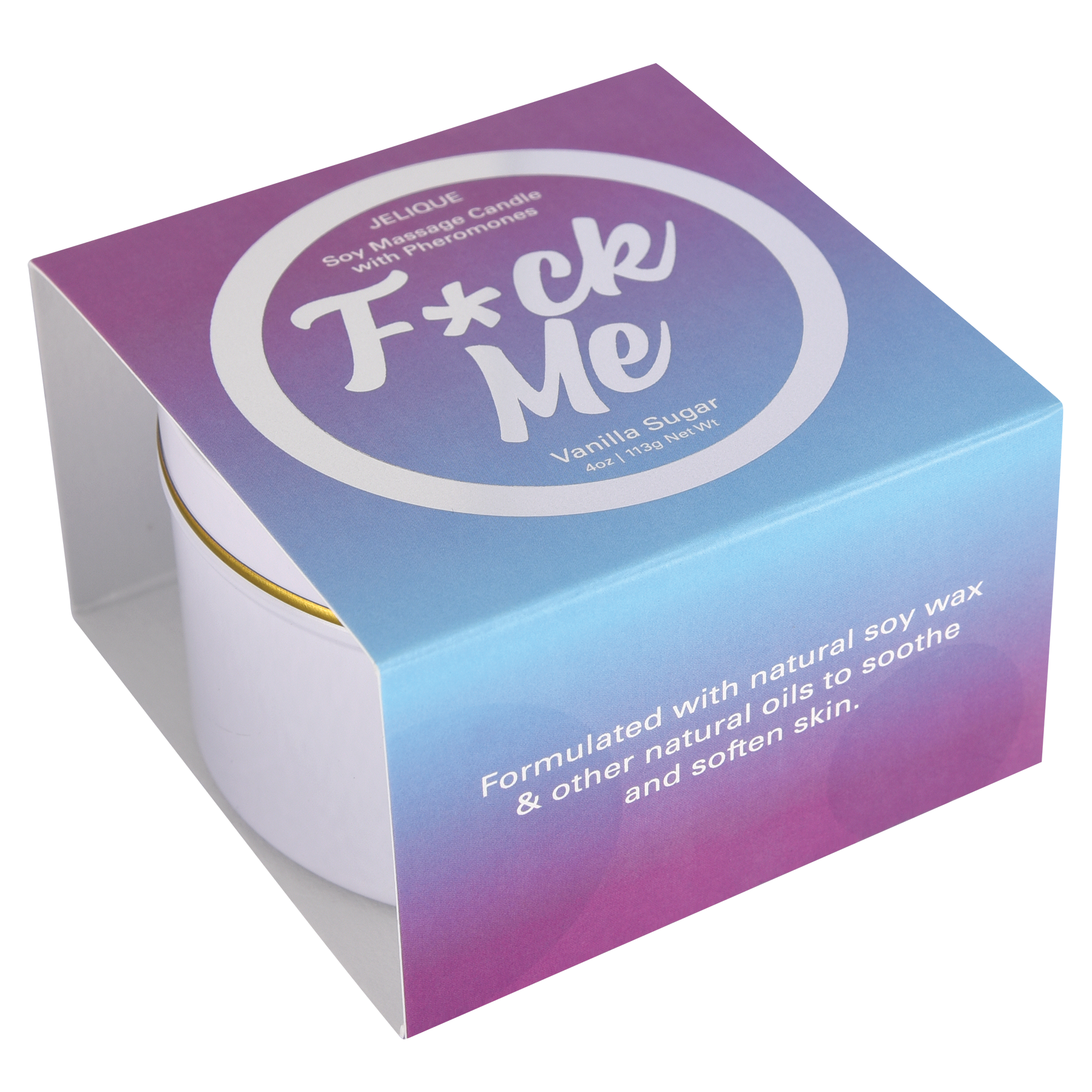 MOOD CANDLES Pheromone Soy Massage Candles Vanilla Sugar 4oz | 113g - Sheets Optional