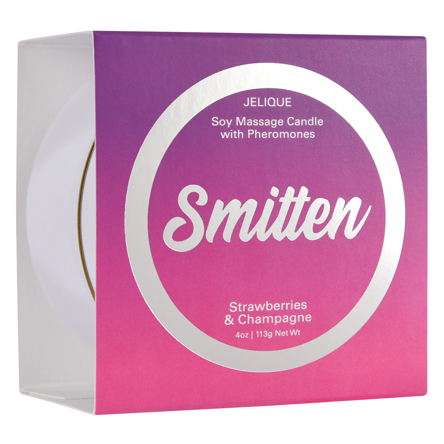 MOOD CANDLES Pheromone Soy Massage Candles Strawberry & Champagne 4oz | 113g - Sheets Optional