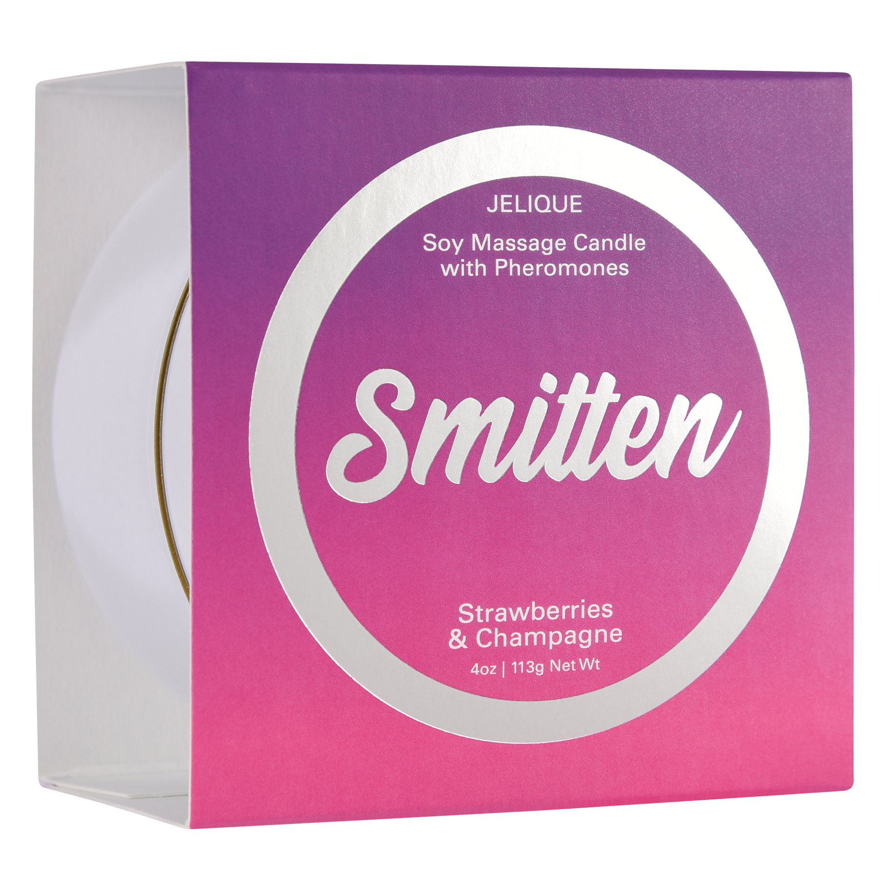 MOOD CANDLES Pheromone Soy Massage Candles Strawberry & Champagne 4oz | 113g - Sheets Optional
