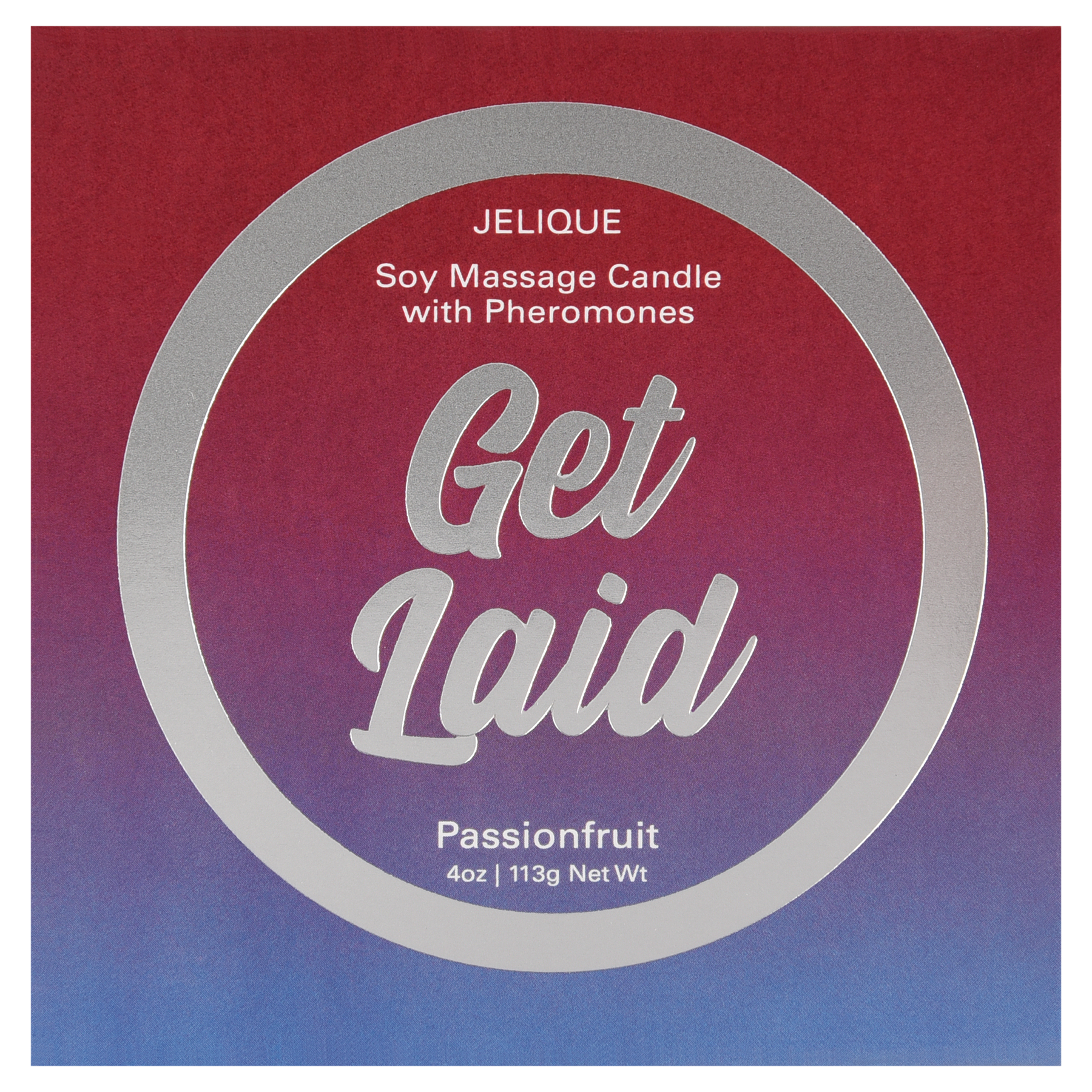 MOOD CANDLES Get Laid - Pheromone Massage Candle Passion Fruit 4oz | 113g - Sheets Optional