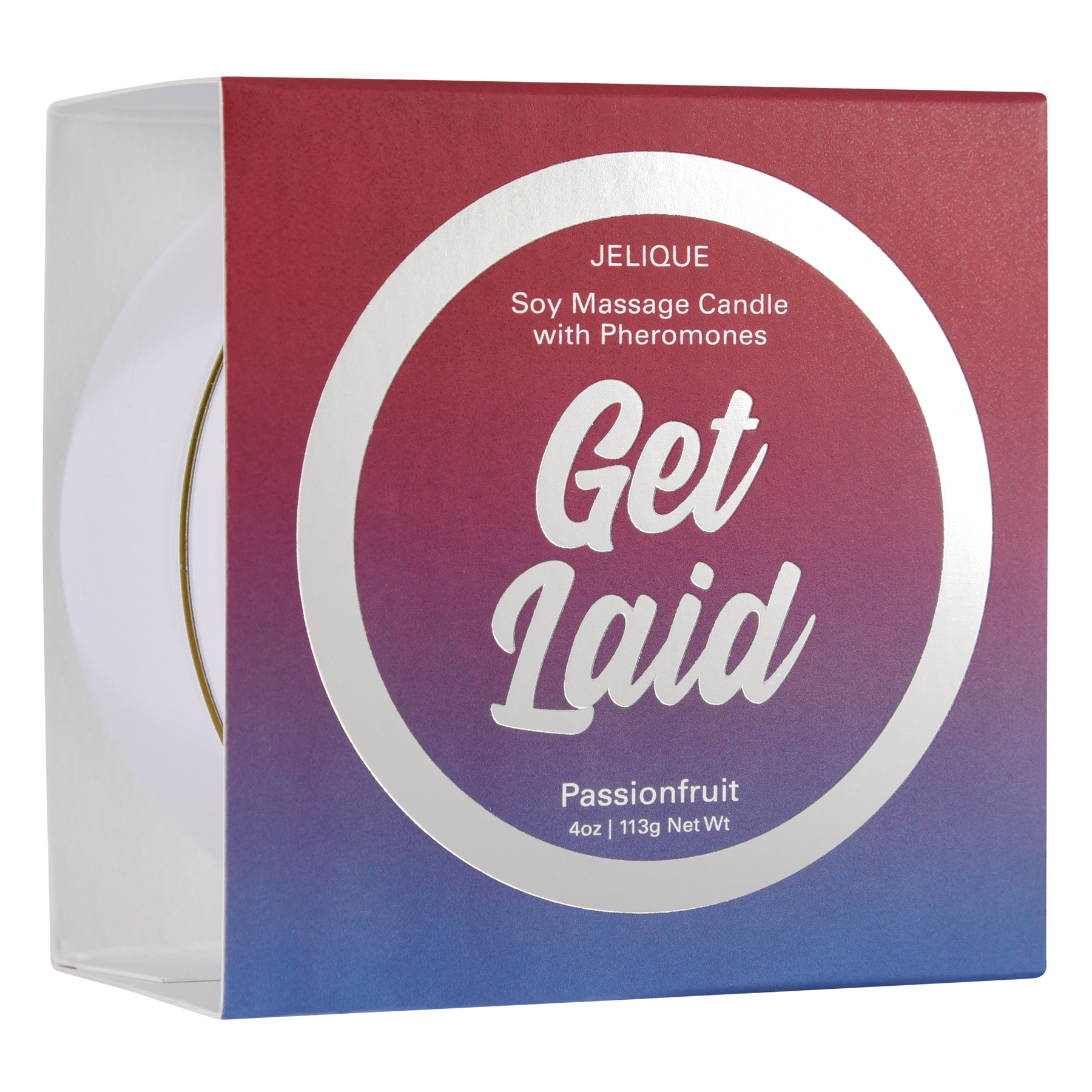 MOOD CANDLES Get Laid - Pheromone Massage Candle Passion Fruit 4oz | 113g - Sheets Optional