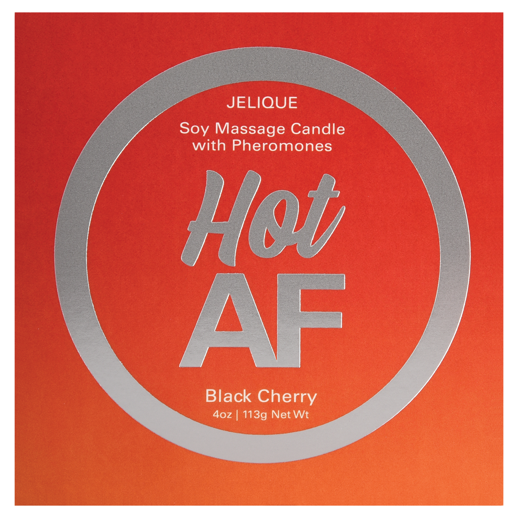 MOOD CANDLES Hot AF - Pheromone Massage Candle Black Cherry 4oz | 113g - Sheets Optional